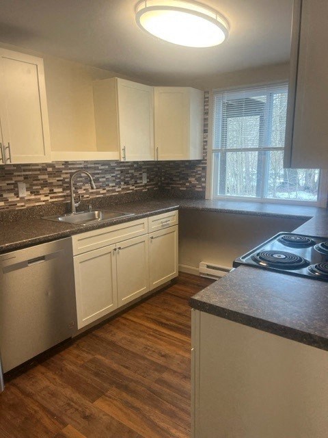 Floor plan for 1 bed, 1 bath, 466 sqft
